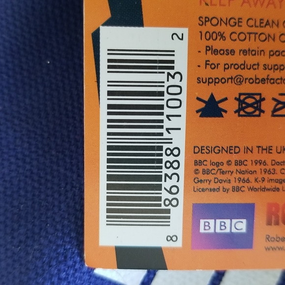 NWT Doctor Who Tardis Slippers - Picture 5 of 5